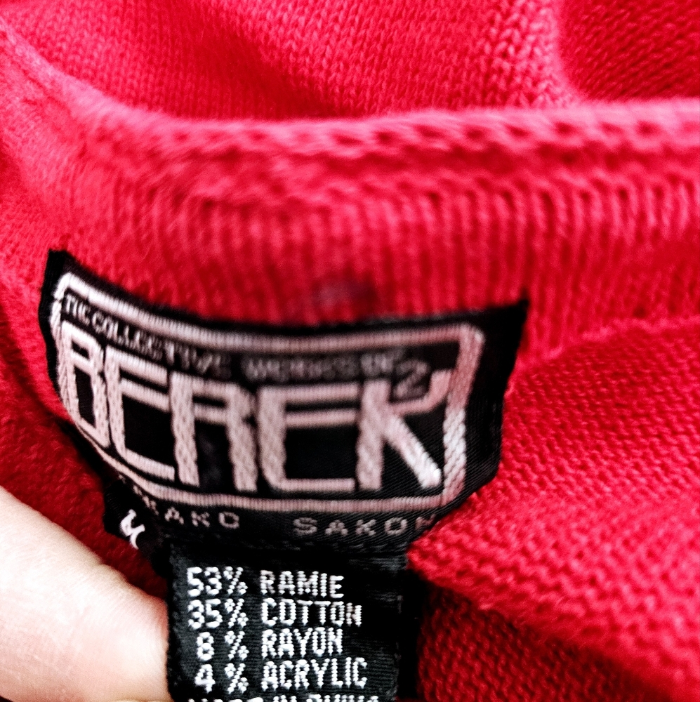 Berek 2 Beaded Pullover Festive Red Surprise Coun… - image 6